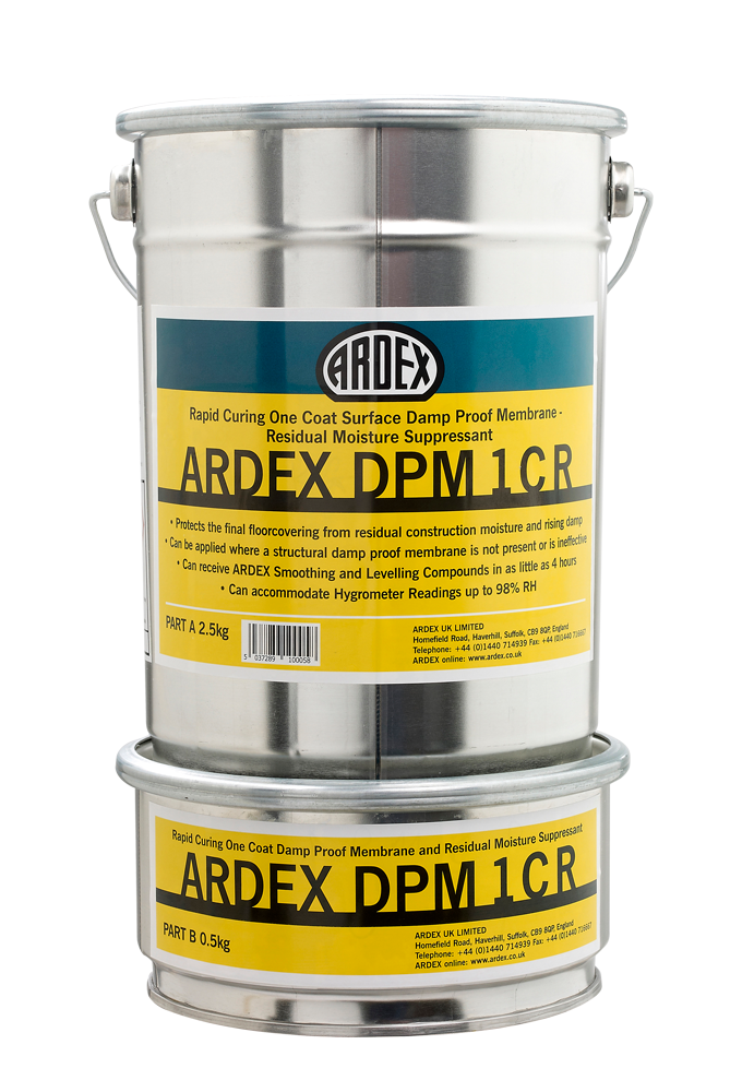 Ardex DPM1CR Rapid Drying One Coat Surface Damp Proof Membrane | Screedworks UK