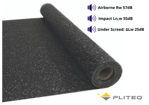 Pliteq Geniemat FF05NP Underscreed Sheets Acoustic Layer 5mm (2.59m²) | Screedworks UK
