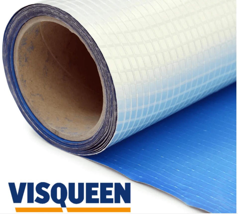 Visqueen Gas Barrier 2m x 50m (100m²) | Radon & Methane Membrane | Screedworks UK