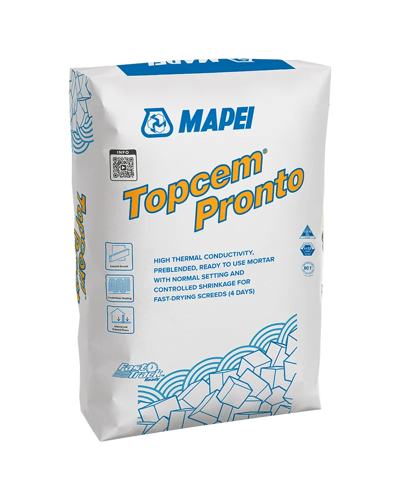 Mapei Topcem Pronto Rapid Drying Screed Mortar 25kg | Screedworks UK