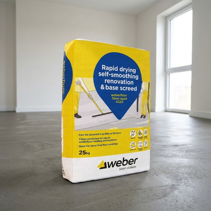 Weberfloor Fibre Rapid 4320, 25kg