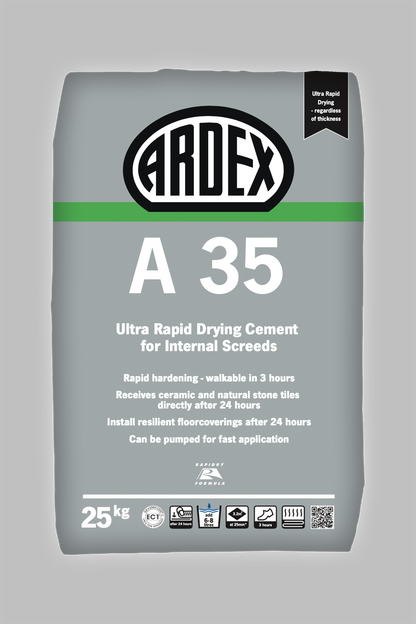 Ardex A35 Ultra Rapid Drying Screed 25kg