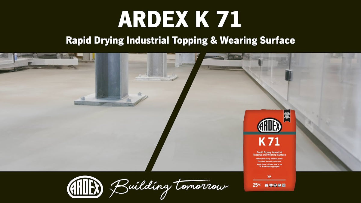 ARDEX K 71 - Wearing Screed & Industrial Topping | Installation Guide & Benefits