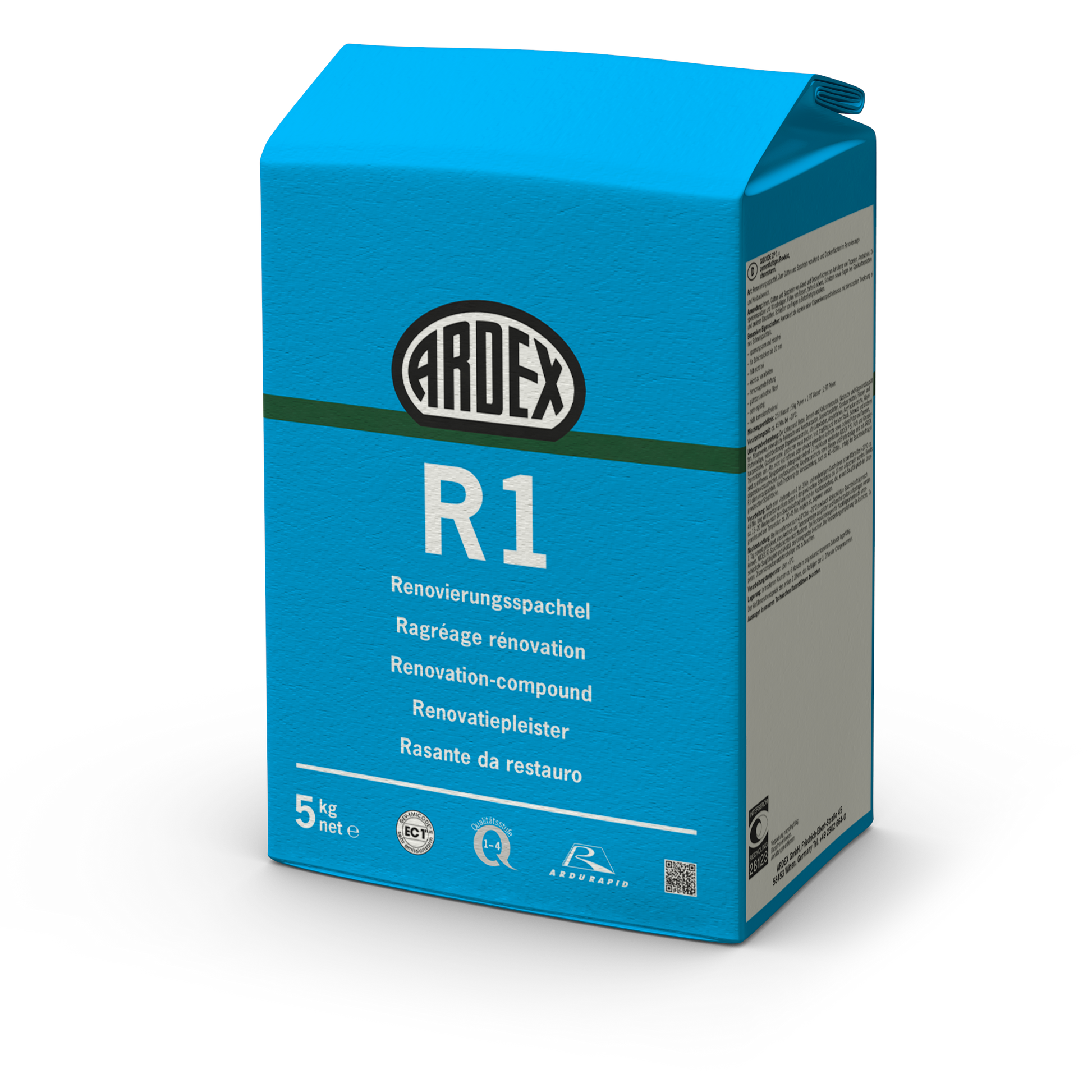 Ardex R1 Renovation Render, 25kg | Screedworks UK