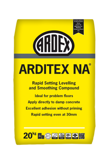 Arditex NA Ultra Rapid Latex Levelling Compound - No Ammonia (25kg Bag & Bottle) | Screedworks UK