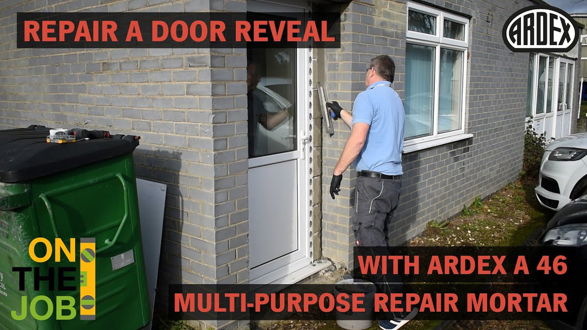 How to repair a door reveal with ARDEX A 46 Multi-Purpose Repair Mortar