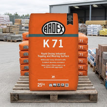 ARDEX K 71 Rapid Drying Industrial Topping & Wearing Surface 25kg