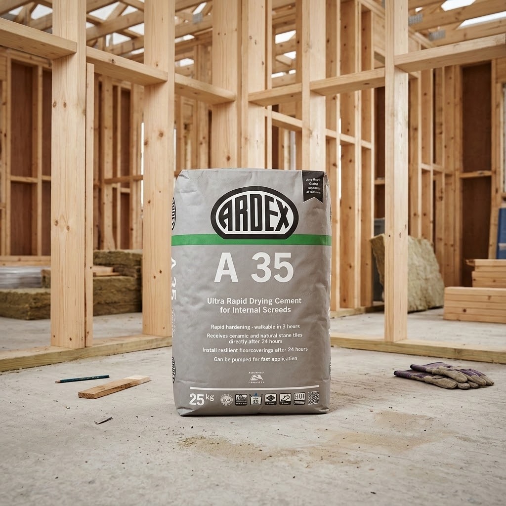 Ardex A35 Ultra Rapid Drying Screed, 25kg