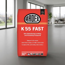Ardex K55 Fast Ultra Rapid Smoothing & Levelling Compound, 20kg