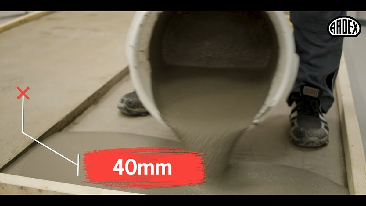 Level uneven floors with ARDEX K 40 HB - Outstanding flow and workability