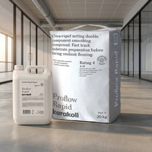 Kerakoll Proflow Rapid Two-Part Smoothing Compound (Grey), 20kg + 4.5L