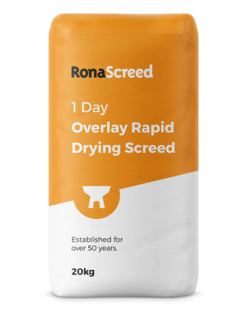 Ronascreed 1 Day overlay, 20KG | Screedworks UK