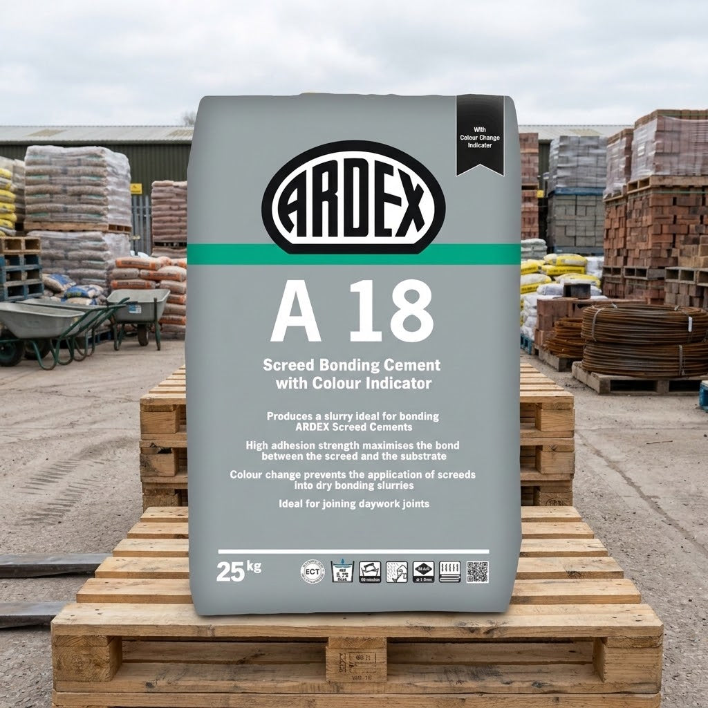 Ardex A18 Screed Bonding Cement with Colour Indicator, 25Kg
