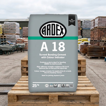 Ardex A18 Screed Bonding Cement with Colour Indicator, 25Kg