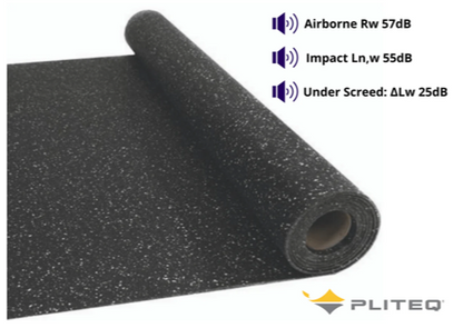 Pliteq Geniemat Underscreed FF05NP Acoustic Layer 5mm (11.15m²) | Screed Works