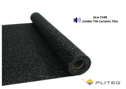 Pliteq Genie RST10 Impact Noise Reduction Acoustic Mat 1.22m x 4.6m (5.52m² / roll) | Screed Works