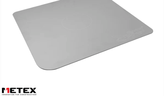 Stainless Steel Liquid Screed Flow Plate | Screedworks UK