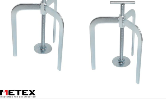 20 x Zinc Plated Mild Steel Screed Levelling Tripods | Screedworks UK