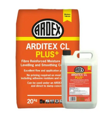 ARDITEX CL PLUS+  Fibre Reinforced Moisture Tolerant Levelling and Smoothing Compound (Bag & Bottle 25kg) | Screedworks UK