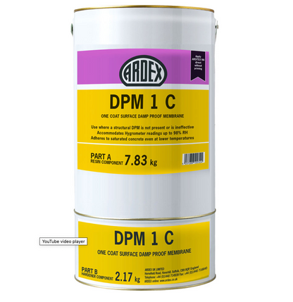 Ardex DPM1C One Coat Surface Damp Proof Membrane | Screedworks UK