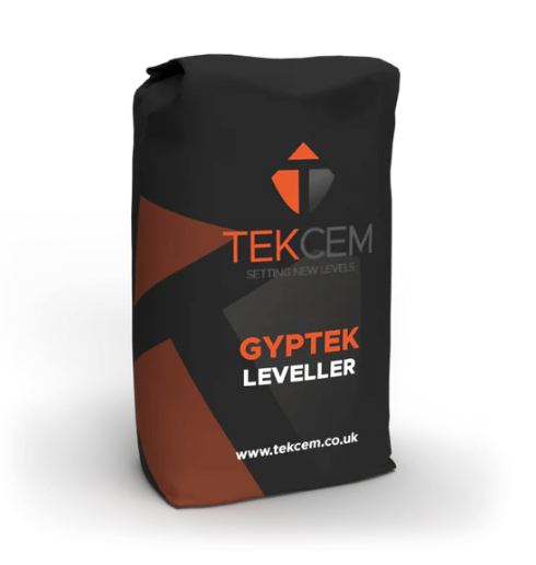 Tekcem Gyptek Leveller – 20kg Calcium Sulphate Levelling Compound | Screedworks UK