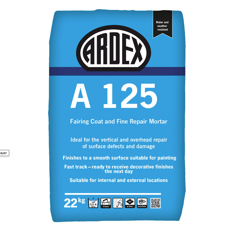 Ardex A125 Rapid Drying Levelling Compound, 22kg | Screedworks UK