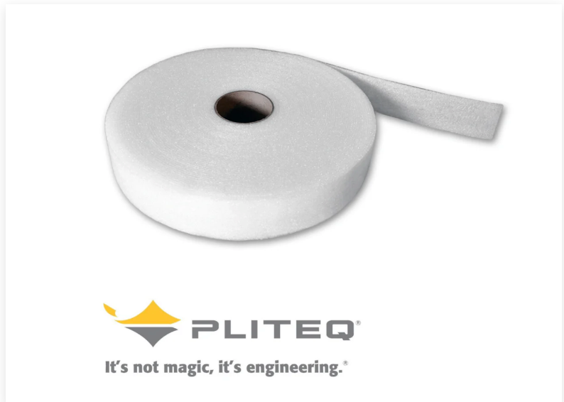 Pliteq PMI Perimeter Isolation Strip 200mm x 5mm x 75m | Acoustic Edge Strip for Floating Screeds | Screedworks UK
