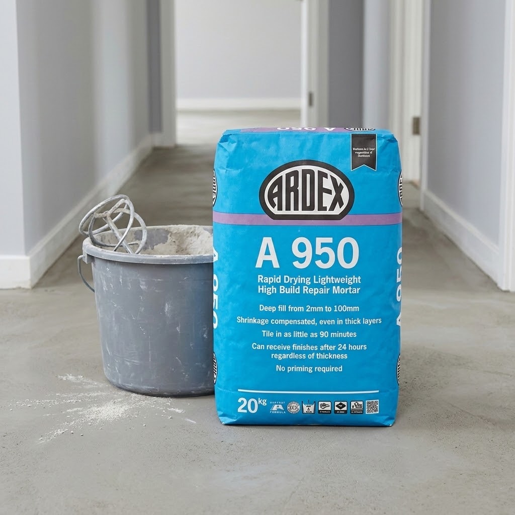 Ardex A950 Lightweight Rapid Drying Repair Mortar, 20kg