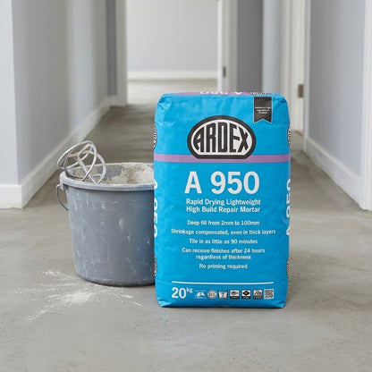 Ardex A950 Lightweight Rapid Drying Repair Mortar, 20kg