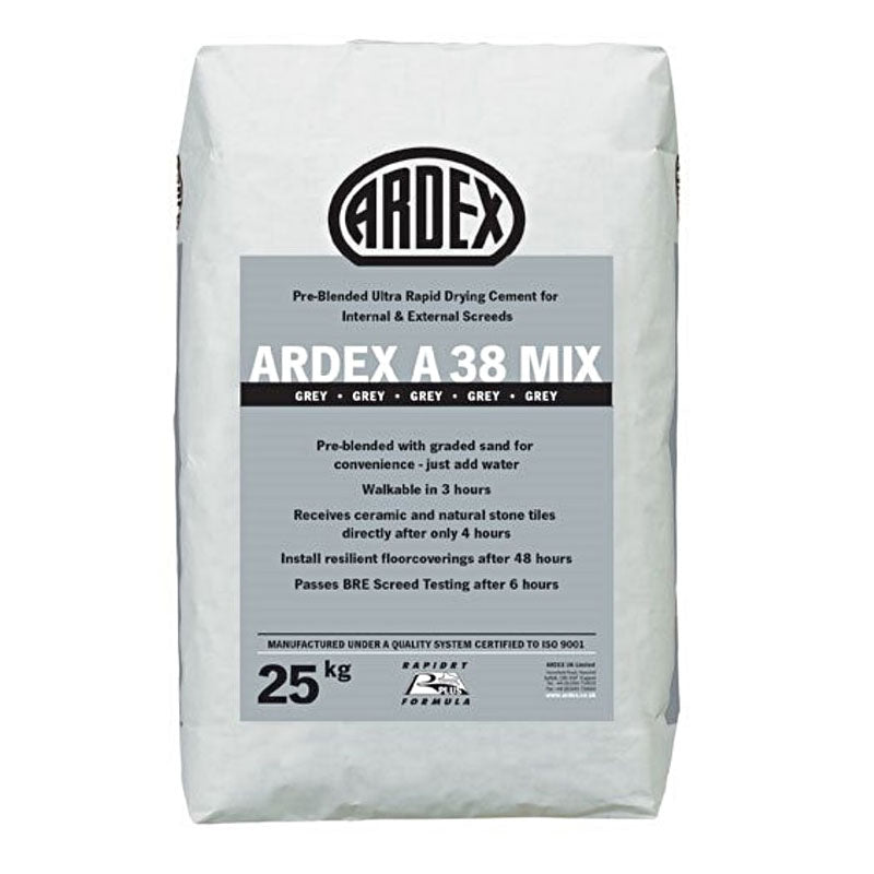 Ardex Ardurapid A45 Rapid Drying and Hardening Internal Repair Mortar, 11kg
