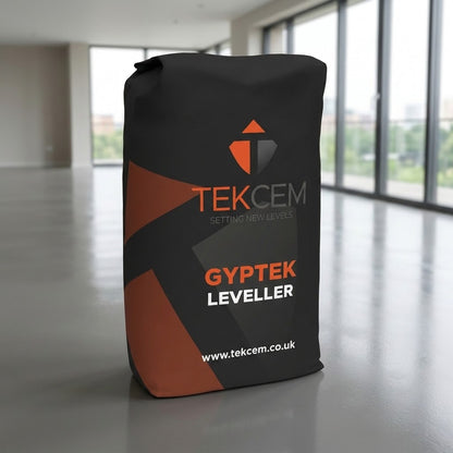 Tekcem Gyptek Leveller, 20kg Calcium Sulphate Levelling Compound