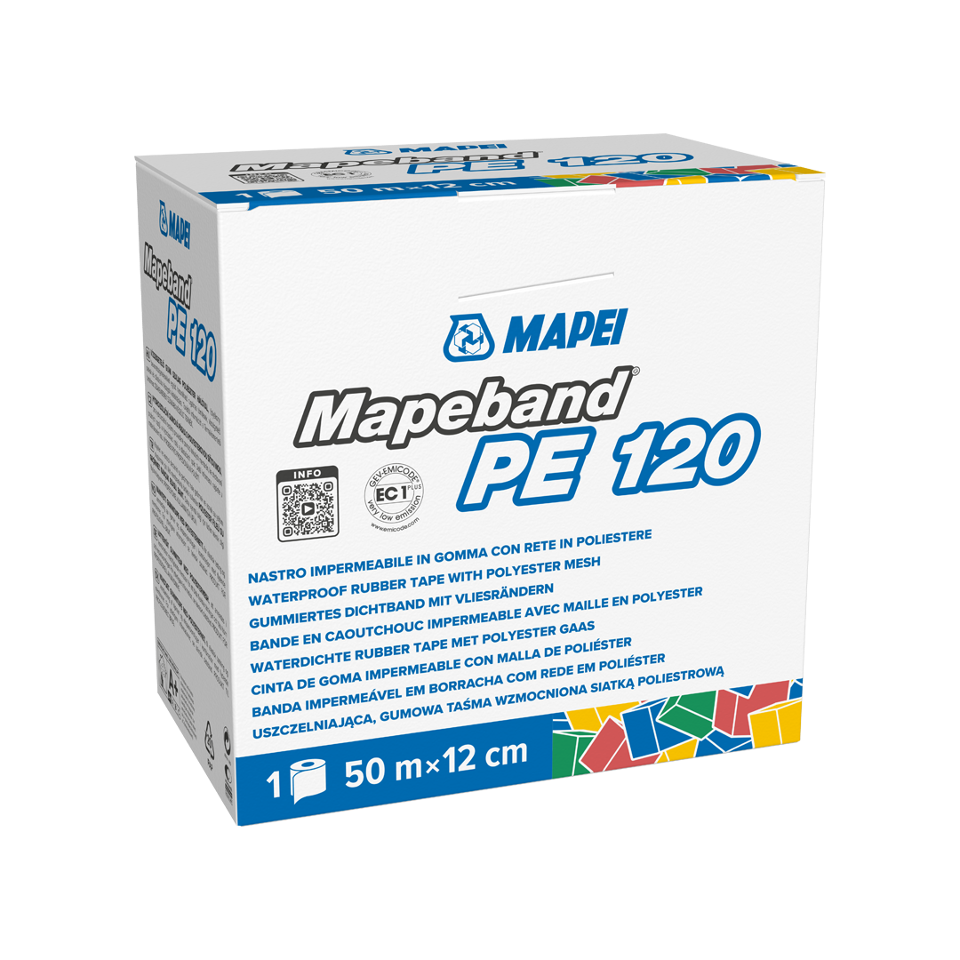 Mapeband PE 120 Waterproofing Joint Tape – 5m Roll (120mm Wide) | Screedworks UK