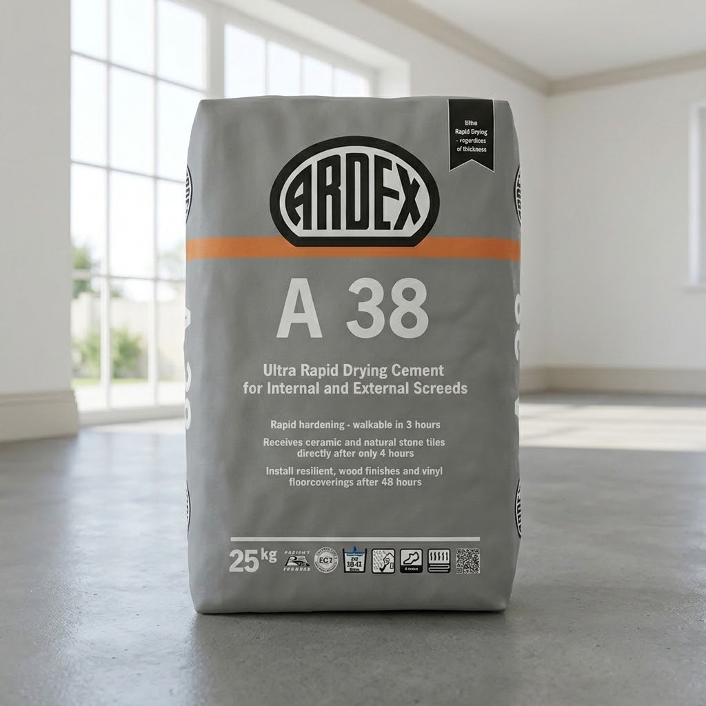 Ardex A38 Ultra Rapid Drying Screed, 25kg