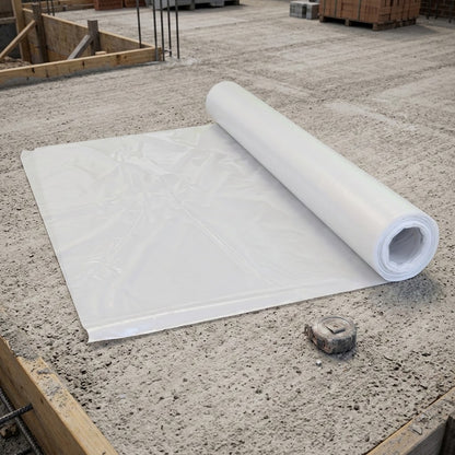4m x 25m x 500g Clear Polythene Vapour Control Layer