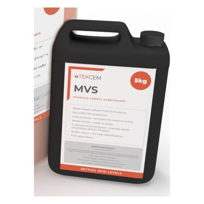 Tekcem MVS Moisture Vapour Suppressant 5kg | Screed Works